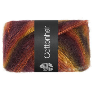 Lana Grossa COTTONHAIR | 110-gul/orange/rost/burgund/mörk brun