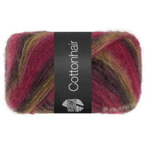 Lana Grossa COTTONHAIR | 111-hallon/rödviolett/rost/gråbeige/svartbrun