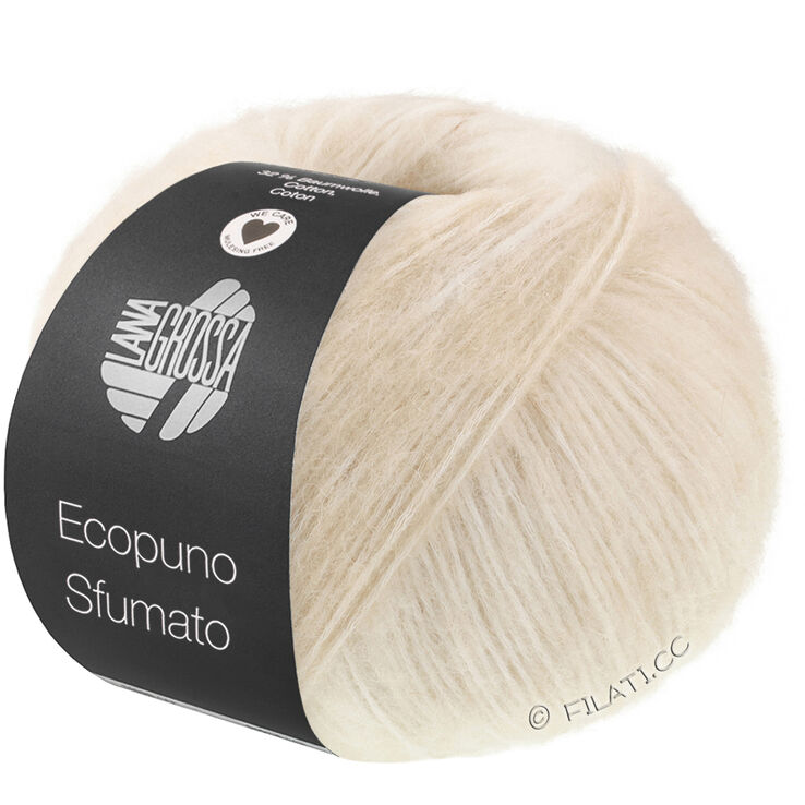 Lana Grossa ECOPUNO Sfumato | 701-råvit/beige