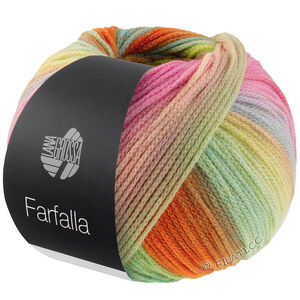 Lana Grossa FARFALLA | 05-aprikos/orange/pink/rosa/pistasch/ljus grön/mintgrön/sjögrön/ljus gul