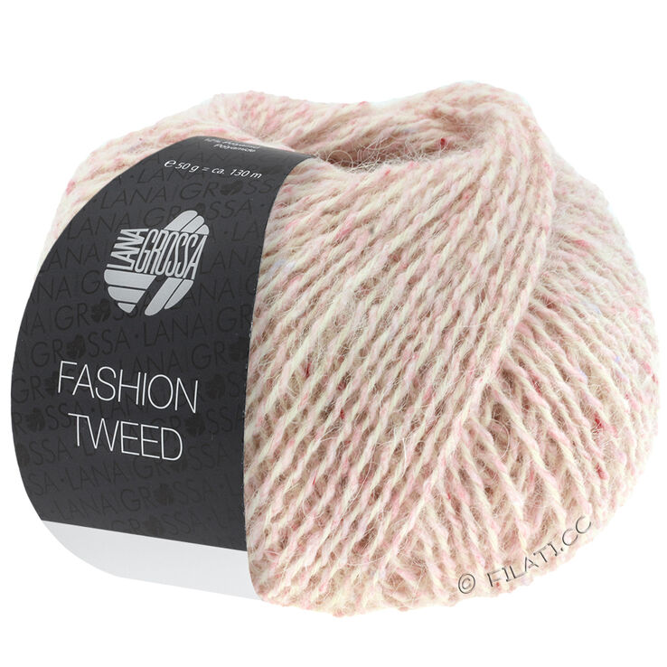 Lana Grossa FASHION TWEED | 01-rosa melerad
