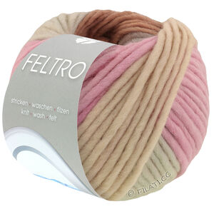 Lana Grossa FELTRO Arco | 447-grå/ljus beige/rosa/gråbeige/nougat