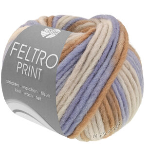 Lana Grossa FELTRO Print | 1314-ljus grå/taupe/violblå/beige