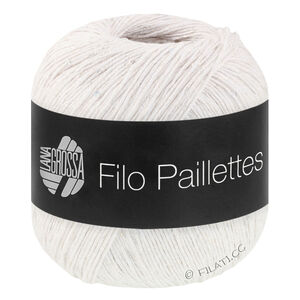 Lana Grossa FILO PAILLETTES | 01-vit