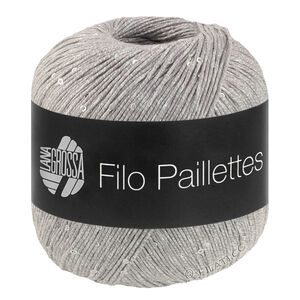 Lana Grossa FILO PAILLETTES | 14-ljus grå