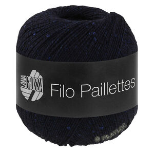 Lana Grossa FILO PAILLETTES | 15-nattblå
