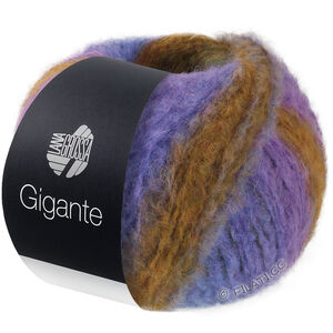Lana Grossa GIGANTE | 14-violett/violblå/mossgrön/khaki/ocker