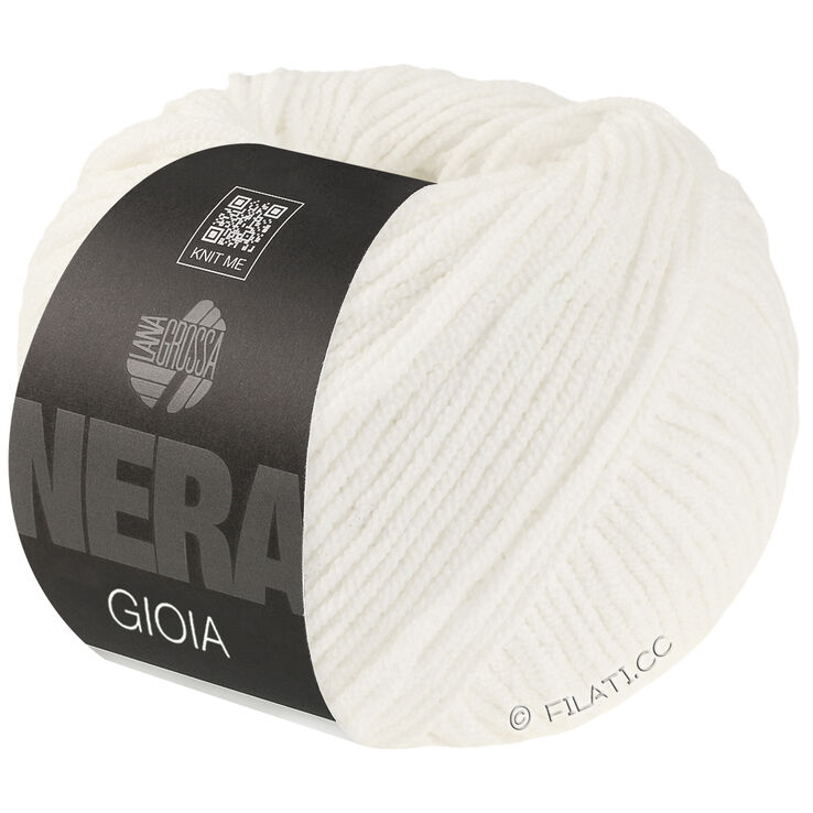 Lana Grossa GIOIA (Nera) | 01-vit