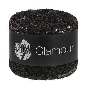 Lana Grossa GLAMOUR | 006-svart
