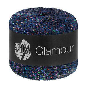 Lana Grossa GLAMOUR | 109-mörk blå