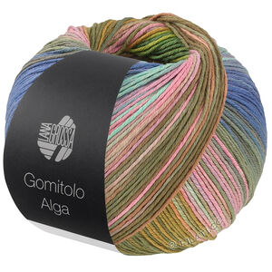 Lana Grossa GOMITOLO ALGA | 2023-blå/jeans/jade/rosa/lila/khaki/oliv/orange/gulgrön