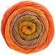 Lana Grossa GOMITOLO ALOHA | 306-gulorange/rödorange/gyllenbrun/rosenträ/nötbrun
