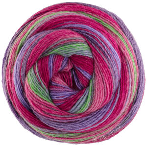 Lana Grossa GOMITOLO ARTE | 1022-grå/lila/pink/fuchsia/grön/plommon/cyklamen