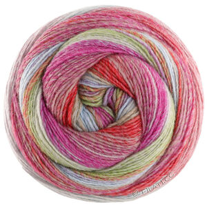 Lana Grossa GOMITOLO ARTE | 1023-jordgubbe/rödviolett/ljus grå/lindgrön/ljus blå/beige/orange/röd/pink/fuchsia