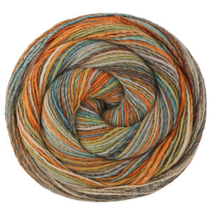 Lana Grossa GOMITOLO DISEGNO | 522-oliv/beige/ocker/mörk grå/ljus grå/turkos/orange/mint