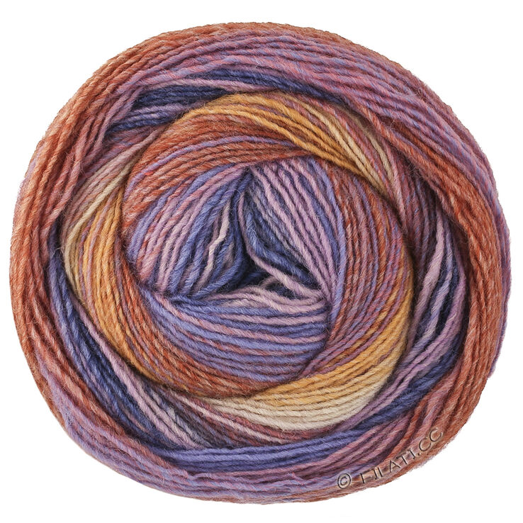 Lana Grossa GOMITOLO MODO | 621-mauve/syren/blå/mörk blå/rosenträ/beige/ocker/nougat/brun/blågrå/ljus grå/mörk grå