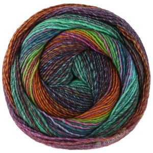 Lana Grossa GOMITOLO MODO | 624-oliv/gulbrun/turkos/mörk brun/mörk blå/mörk grön/jade/fuchsia/aubergine