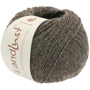 Lana Grossa LANDLUST Alpaka Merino 160 | 405-gråbrun