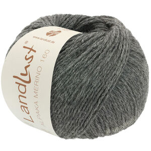Lana Grossa LANDLUST Alpaka Merino 160 | 408-mörk grå