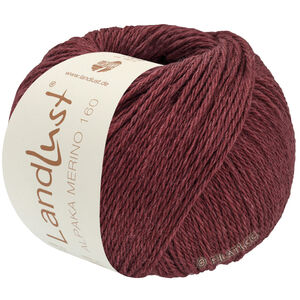 Lana Grossa LANDLUST Alpaka Merino 160 | 452-vinröd