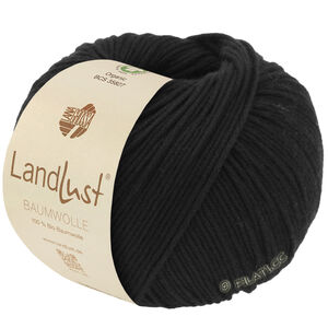Lana Grossa LANDLUST BAUMWOLLE (GOTS) | 01-svart