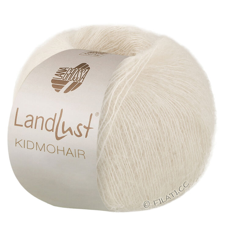 Lana Grossa LANDLUST KIDMOHAIR | 01-ullvit