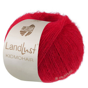 Lana Grossa LANDLUST KIDMOHAIR | 24-körsbärsröd