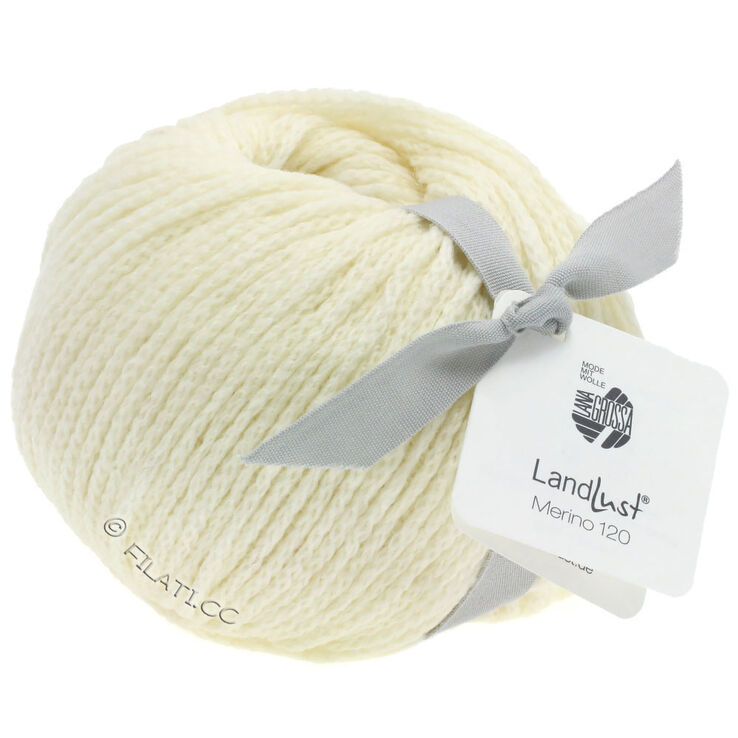 Lana Grossa LANDLUST MERINO 120 | 101-råvit