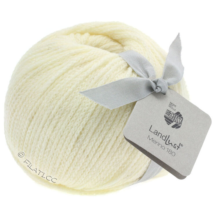 Lana Grossa LANDLUST MERINO 180 | 201-råvit
