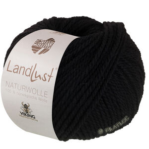 Lana Grossa LANDLUST Naturwolle | 11-svart