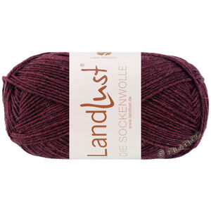 Lana Grossa LANDLUST DIE SOCKENWOLLE 50g Mélange | 1602-vinröd melerad