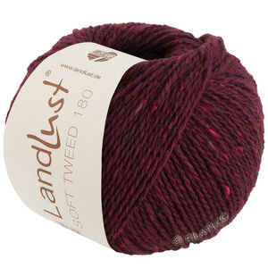 Lana Grossa LANDLUST Soft Tweed 180 | 123-burgund melerad
