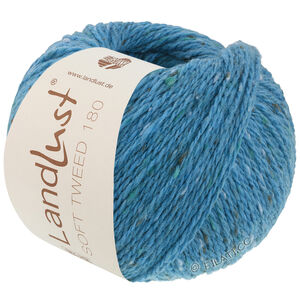 Lana Grossa LANDLUST Soft Tweed 180 | 129-turkosblå melerad