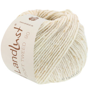 Lana Grossa LANDLUST Soft Tweed 90 | 01-natur melerad