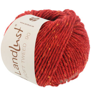 Lana Grossa LANDLUST Soft Tweed 90 | 11-röd melerad