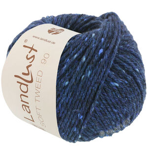 Lana Grossa LANDLUST Soft Tweed 90 | 14-mörk blå melerad