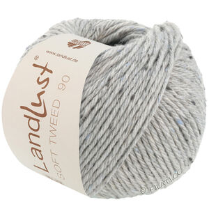 Lana Grossa LANDLUST Soft Tweed 90 | 17-ljus grå melerad