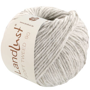 Lana Grossa LANDLUST Soft Tweed 90 | 25-silvergrå melerad
