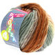Lana Grossa LEI Mouliné/Color Mix/Spray (Ragazza) | 158-rosa/ljus grå/mauve/kamel