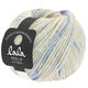 Lana Grossa LOVELY COTTON Inserto (lala BERLIN) | 109-råvit/duvblå/ljus blå