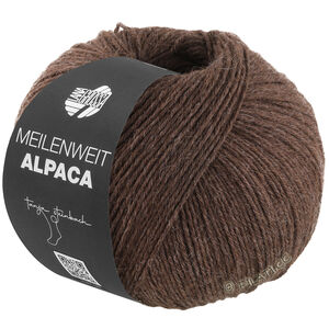 Lana Grossa MEILENWEIT 6-FACH 150g Alpaca | 1022-mörk brun