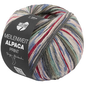 MEILENWEIT 6-FACH 150g Alpaca Print från Lana Grossa