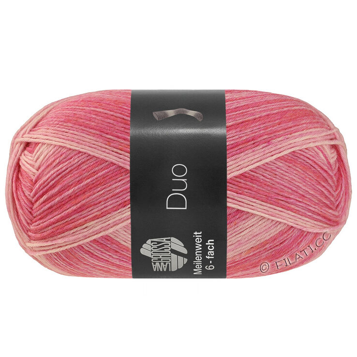 Lana Grossa MEILENWEIT 6-FACH 150g Duo | 9722-pink/rosa