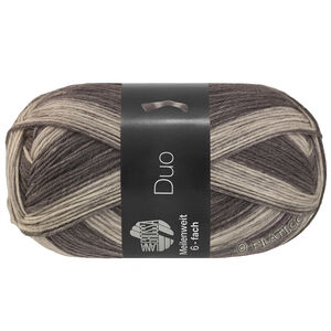 Lana Grossa MEILENWEIT 6-FACH 150g Duo | 9727-mörk grå/ljus grå