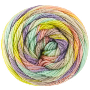Lana Grossa MEILENWEIT 6-FACH 150g Fontana | 9750-lila/vanilj/syren/vitgrön/mint/citrusgul/högrön