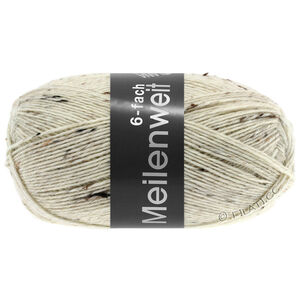 Lana Grossa MEILENWEIT 6-FACH 150g Mouliné/Tweed | 8817-natur melerad