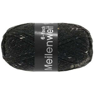 Lana Grossa MEILENWEIT 6-FACH 150g Mouliné/Tweed | 8837-antracit melerad