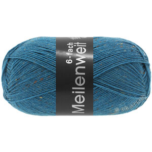 Lana Grossa MEILENWEIT 6-FACH 150g Mouliné/Tweed | 9236-petrol melerad