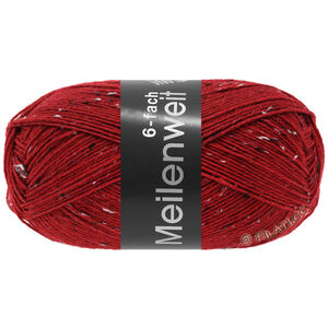 Lana Grossa MEILENWEIT 6-FACH 150g Mouliné/Tweed | 9676-röd