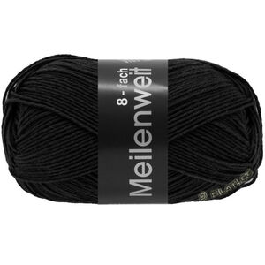 Lana Grossa MEILENWEIT 8-FACH 150g | 9558-svart
